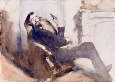 Portrait of Paul-César Helleu by John Singer Sargent
